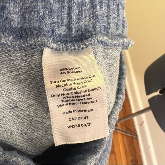 T by Talbots Jogger Sweatpant Light Blue Heathered XL - Picture 12 of 12